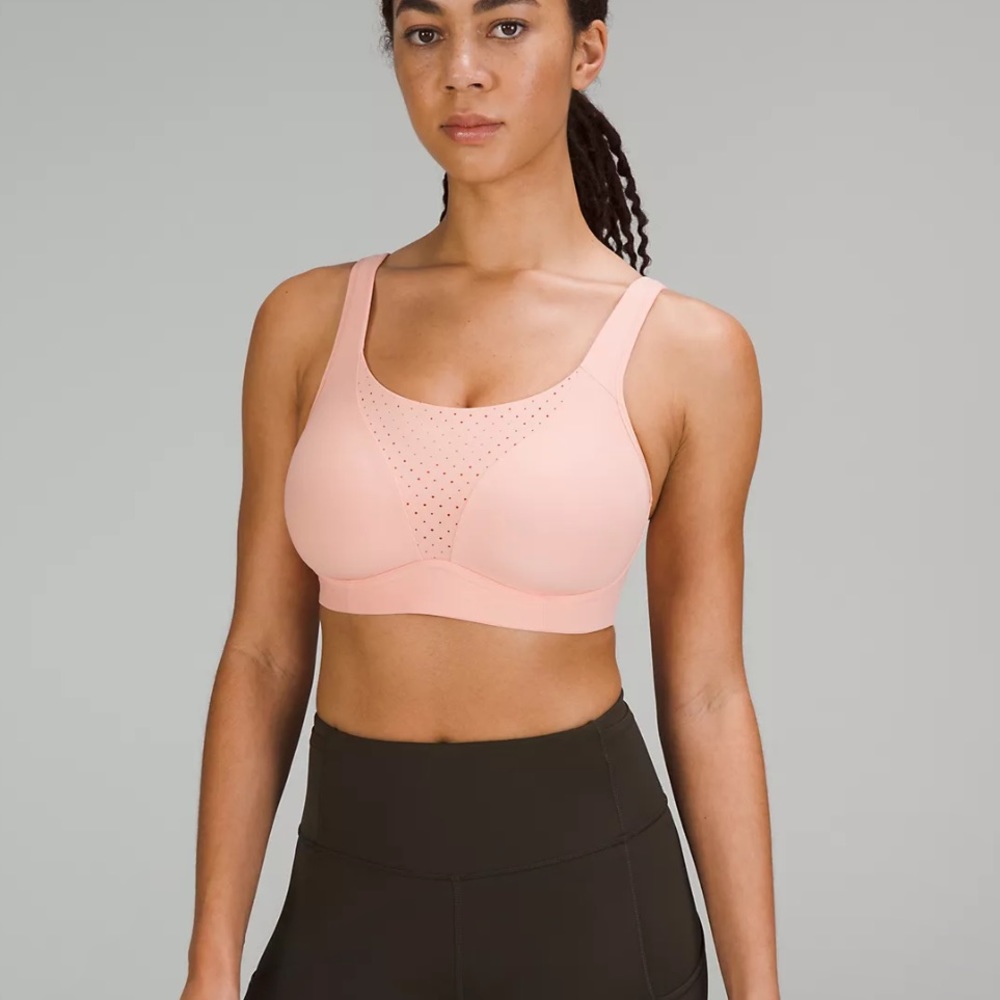 Lululemon run times bra high support Maroon